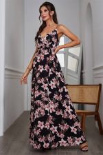 Robe Bohème Fleurie Et Fendue