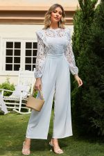 Combi Pantalon Blanche Bohème
