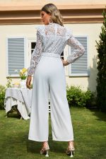 Combi Pantalon Blanche Bohème