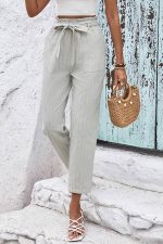 Pantalon Taille Haute Bohème