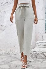Pantalon Taille Haute Bohème