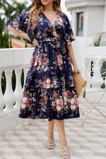 Robe À Fleur Bohème Grande Taille