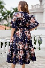Robe À Fleur Bohème Grande Taille