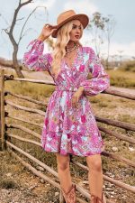 Robe À Fleur Courte Bohème