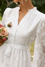 Robe Blanche Bohème Chic