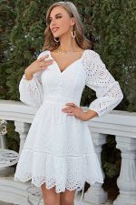 Robe Blanche Bohème Court