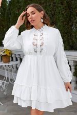 Robe Blanche Bohème Grande Taille