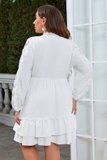 Robe Blanche Bohème Grande Taille
