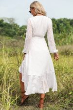 Robe Longue Blanche Bohème Été