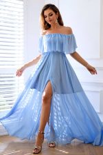 Robe Bleu Pour Mariage Bohème