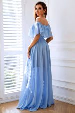 Robe Bleu Pour Mariage Bohème
