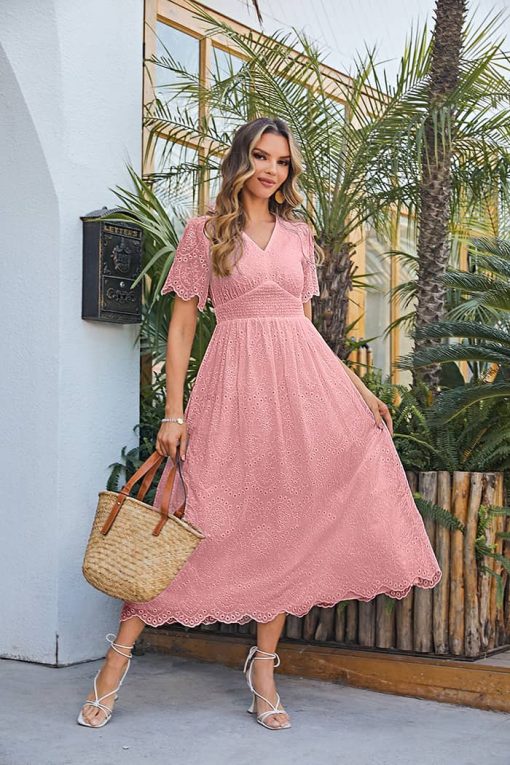 Robe Broderie Anglaise Bohème