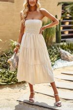 Robe Bustier Bohème