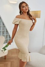 Robe Bustier Moulante Invite Mariage Bohème