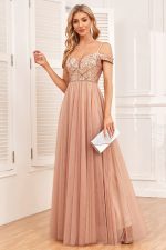Robe Ceremonie Bohème Nude