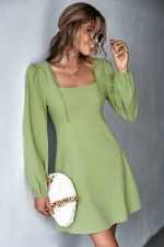 Robe Bohème Anis Courte