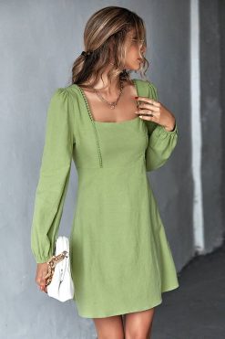 Robe Bohème Anis Courte