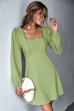 Robe Bohème Anis Courte