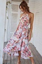 Robe Bohème Coupe Asymetrique