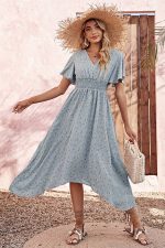 Robe Bohème Bleu Ciel