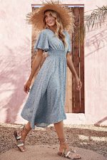Robe Bohème Bleu Ciel