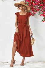 Robe Bohème Chic Couleur Automne