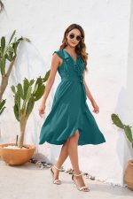 Robe Bohème Chic Turquoise