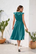 Robe Bohème Chic Turquoise