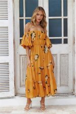 Robe Bohème Jaune
