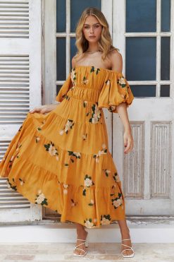 Robe Bohème Jaune