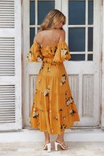 Robe Bohème Jaune