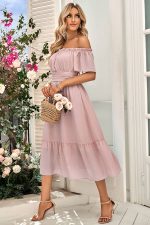 Robe Bohème Longueur Mi-Mollet