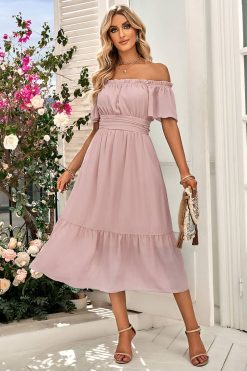 Robe Bohème Longueur Mi-Mollet