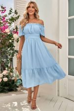 Robe Bohème Longueur Mi-Mollet