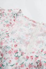 Robe Bohème Midi À Manches Courtes