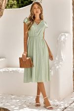 Robe Bohème Mi-Longue Fluide
