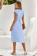 Robe Bohème Mi-Longue Fluide