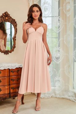 Robe Bohème Rose Poudre