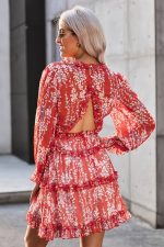 Robe Cocktail Courte Bohème