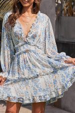 Robe Cocktail Courte Bohème