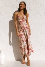 Robe Cocktail Fleurie Bohème