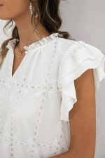 Robe Courte Broderie Bohème