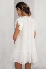 Robe Courte Broderie Bohème