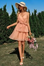 Robe Demoiselle Honneur Bohème Courte