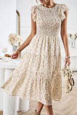 Robe Demoiselle Honneur Fleurie Bohème