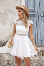 Robe Dentelle Courte Mariage Bohème