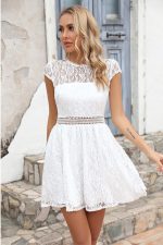Robe Dentelle Courte Mariage Bohème