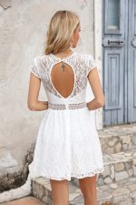 Robe Dentelle Courte Mariage Bohème