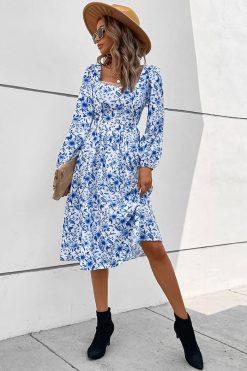 Robe À Fleurs Vintage Bohème