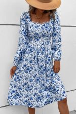 Robe À Fleurs Vintage Bohème
